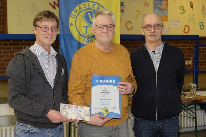 Hartmut Schrader - 60 Jahre im Verein